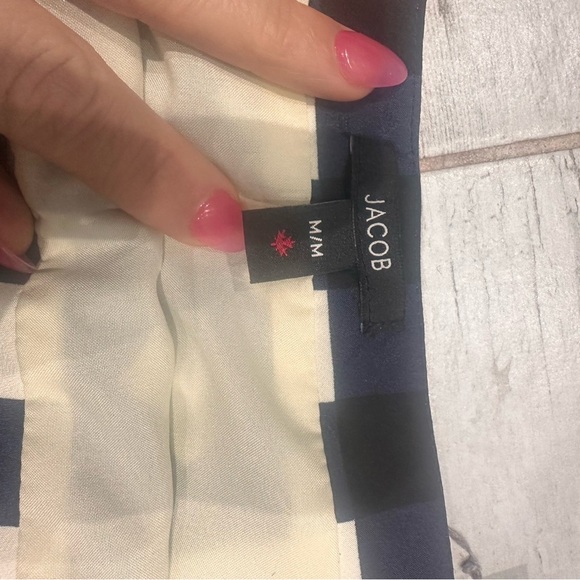 Jacob Skirt | Blue, Black & White Gingham | Made in Canada - Picture 5 of 5